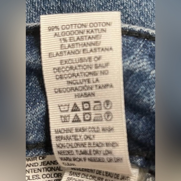 Lucky Brand Lolita Skinny Blue Jeans Embroidered Size 22W - Picture 7 of 7